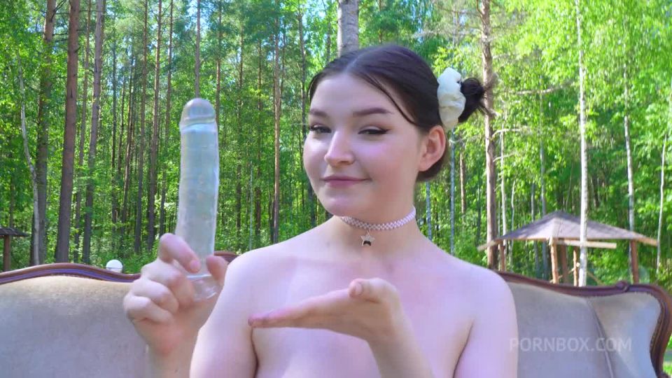 First DP! 18yo teen jumps on 3 big cocks for the first time EKS235 (LegalPorno / AnalVids) Screenshot 0