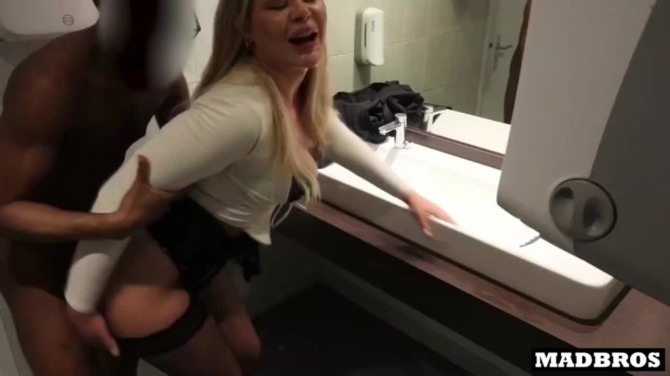 An English Manager Gets Fucked In The Toilets And Elevator (MadBros) Screenshot 2