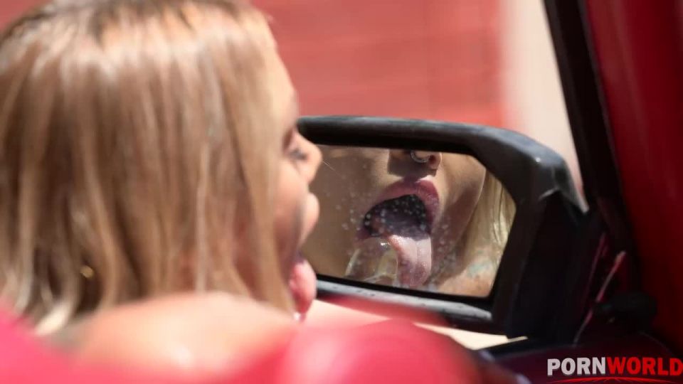 Post Car Wash DP by the Poolside with Busty Blonde Slut GP2466 (PornWorld) Screenshot 4