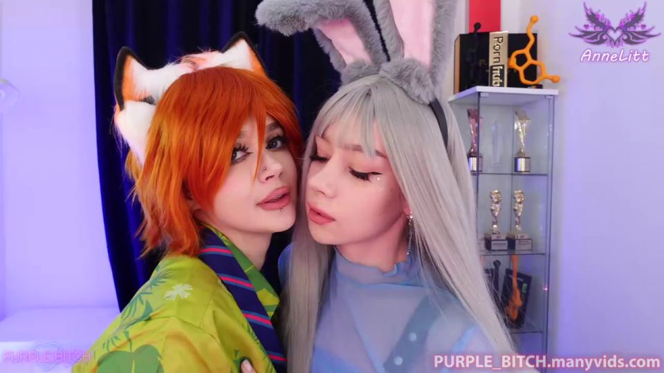 Cosplay Girls Try Double Anal (Purple_Bitch) Screenshot 0