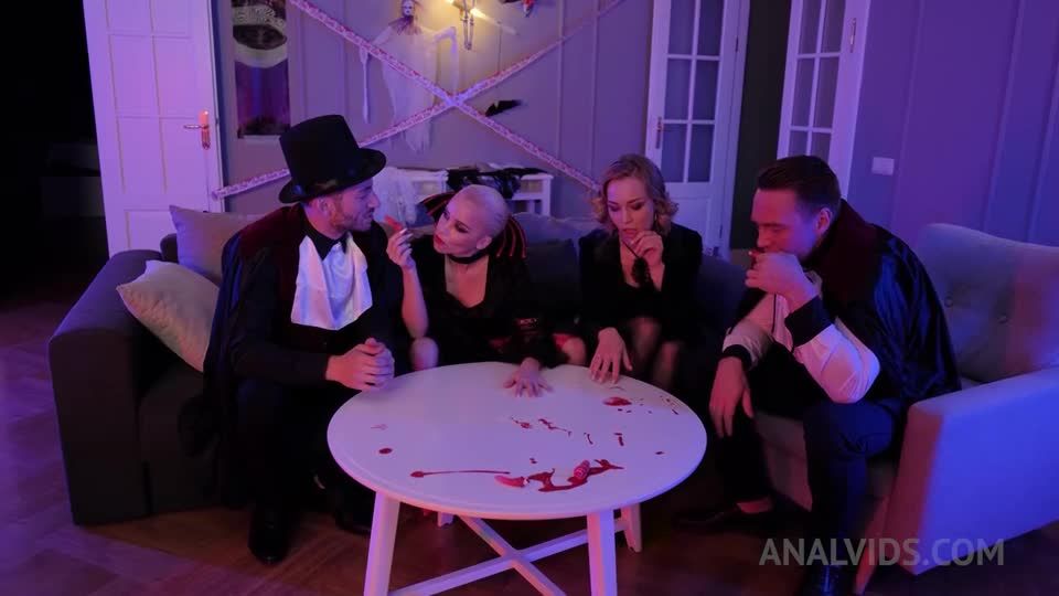 Anally Vampire Halloween party ! DAP (double anal) and DP with three vampires NRX038 (LegalPorno / AnalVids) Screenshot 0