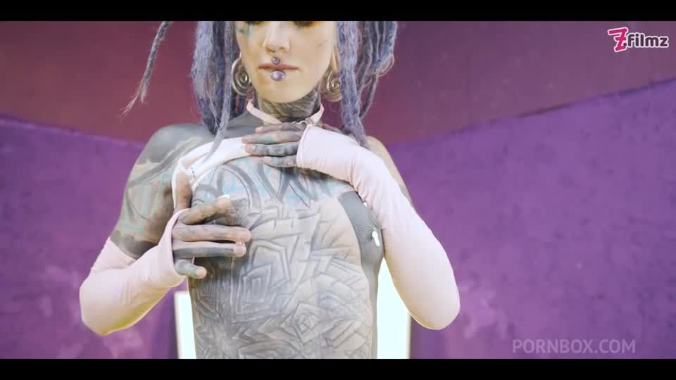 Heavily tattooed DAP threesome – hardcore ANAL fuck, gapes, facefuck, facial (alternative, goth, punk) ZF037 (LegalPorno) Screenshot 0