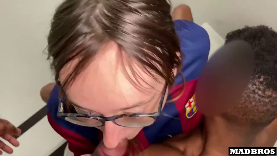 A Barcelona Supporter Fucked By PSG Fans in The Corridors Of The Football Stadium (MadBros / MadBrosX) Screenshot 7