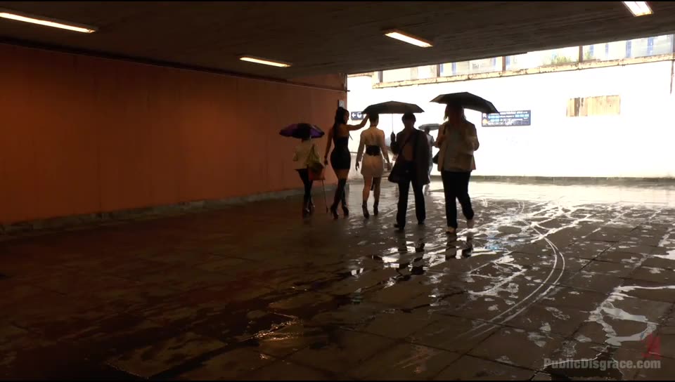 Disgusting Guzzling Slut Paraded Through Budapest (PublicDisgrace / Kink) Screenshot 5